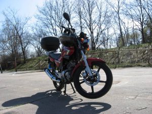 Prawo jazdy kategoria A1 Yamaha YBR125